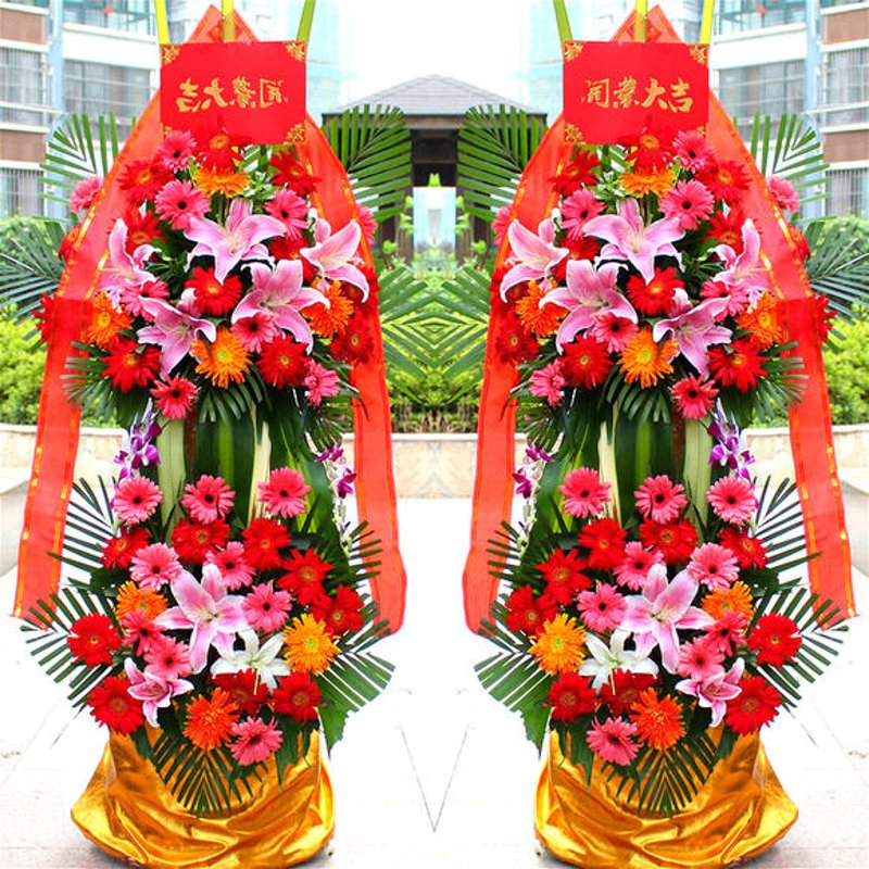 开业花篮：喜庆与祝福的艺术